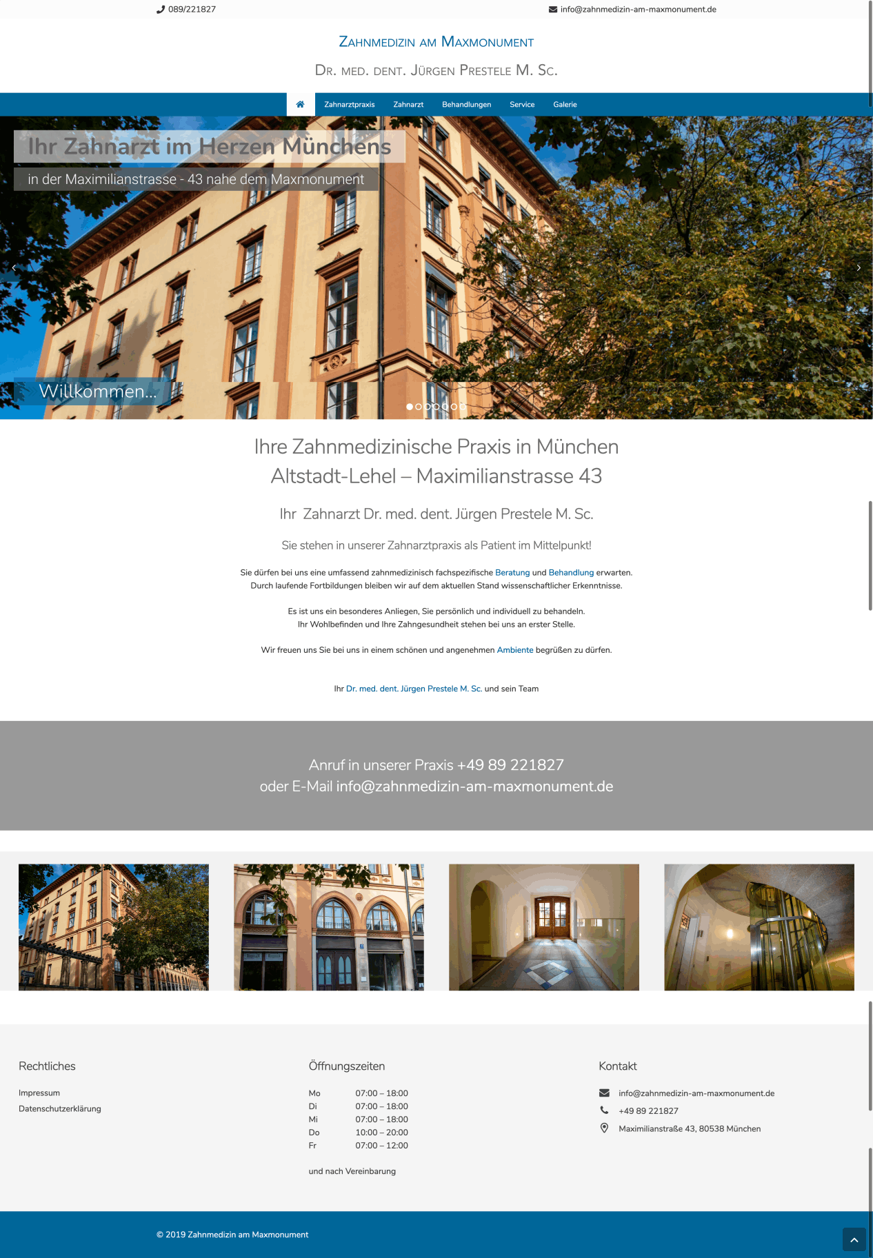 Zahnmedizin am Maxmonument