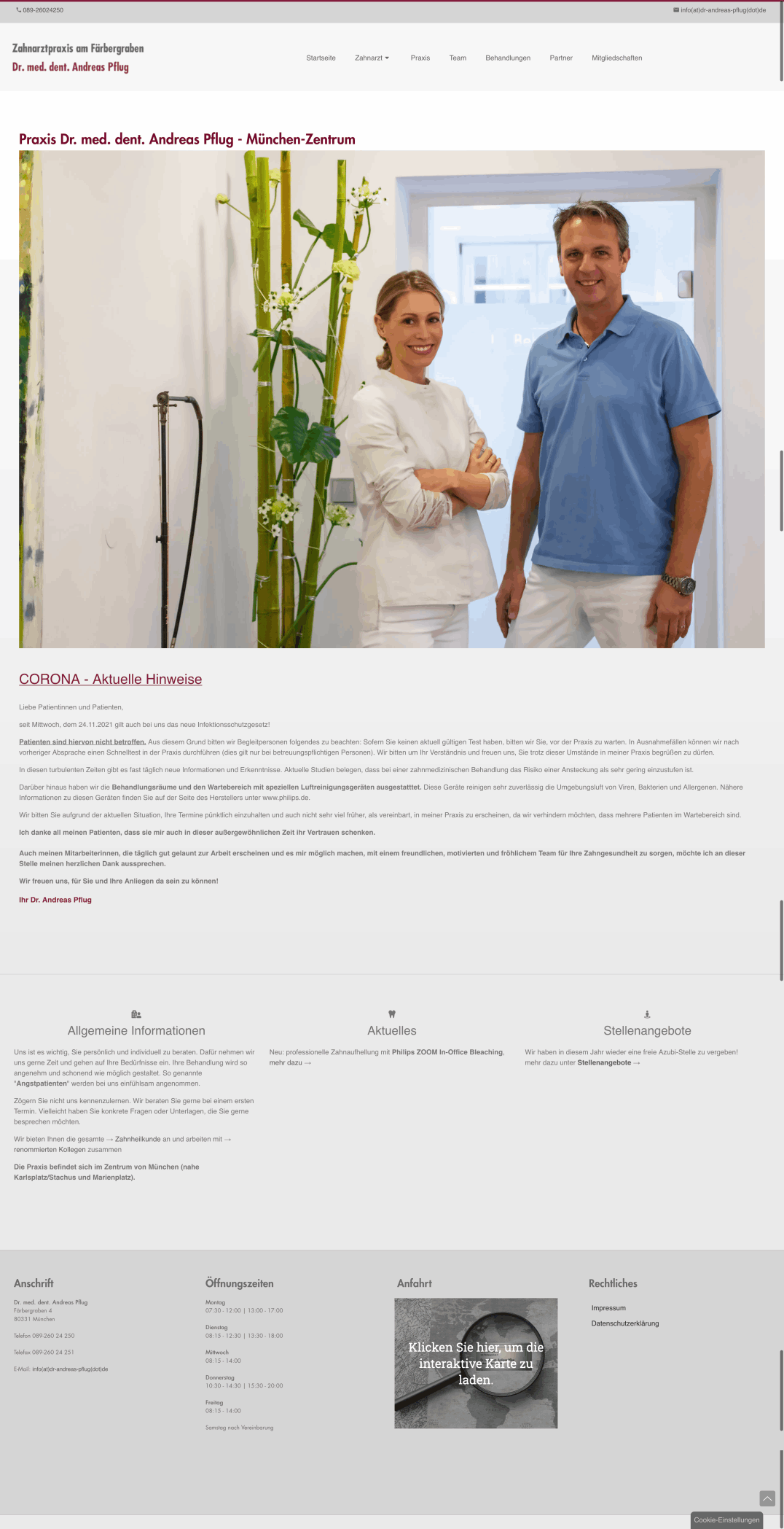 Zahnarztpraxis am Färbergraben - Dr. Pflug